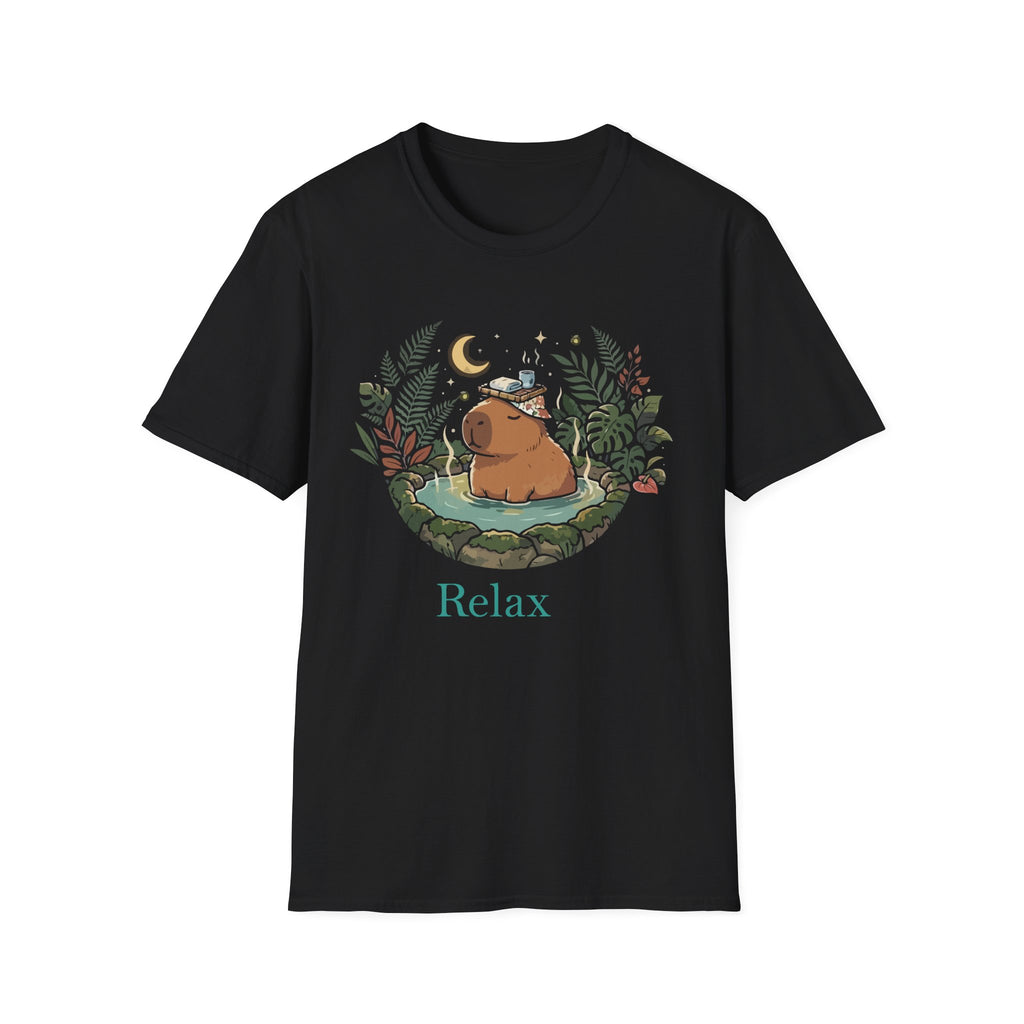 Relax Capybara In the hot tub