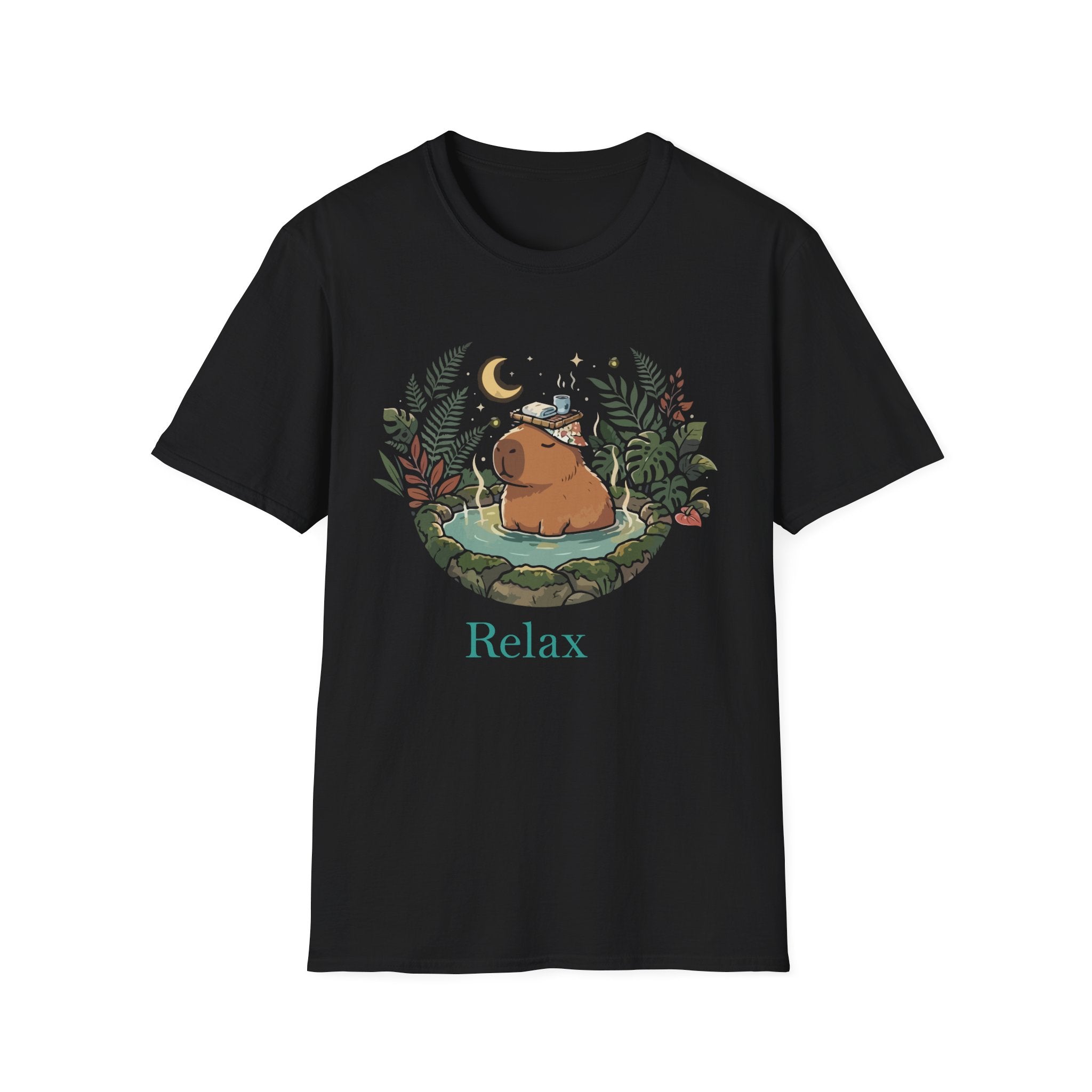 Relax Capybara In the hot tub