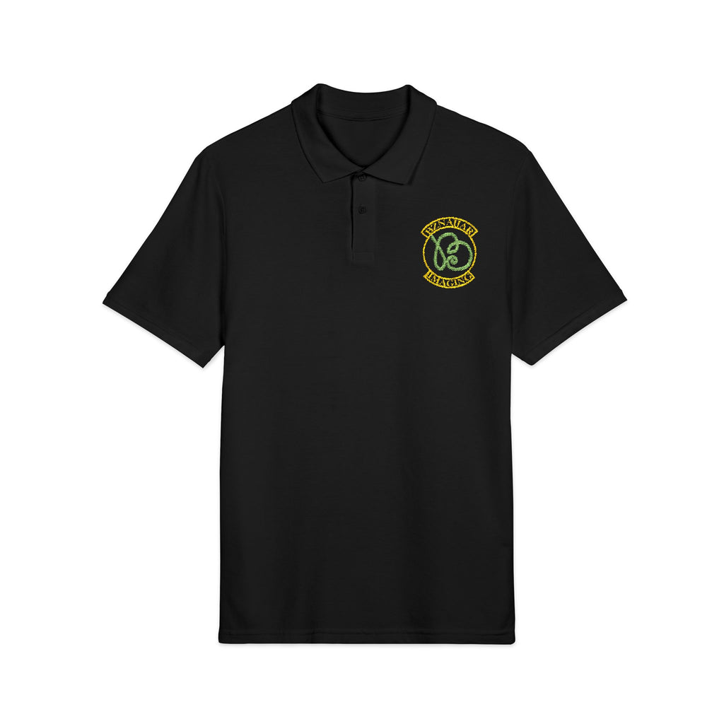 Embroidered Clover Polo Shirt – Lucky Green Shamrock Chest Patch