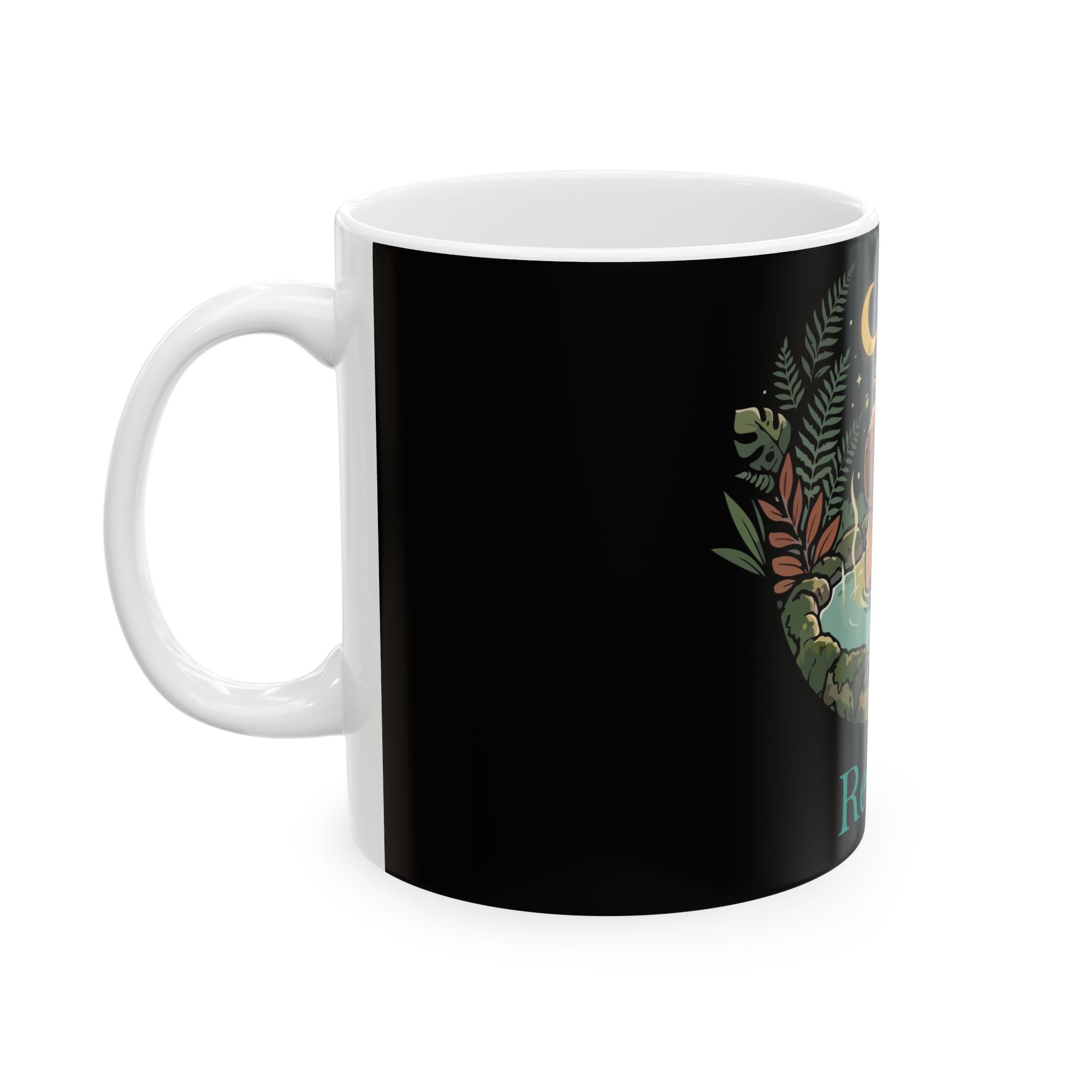 Relax Capybara Hot Spring Mug — Cute Ceramic Coffee Cup (11oz, 15oz)