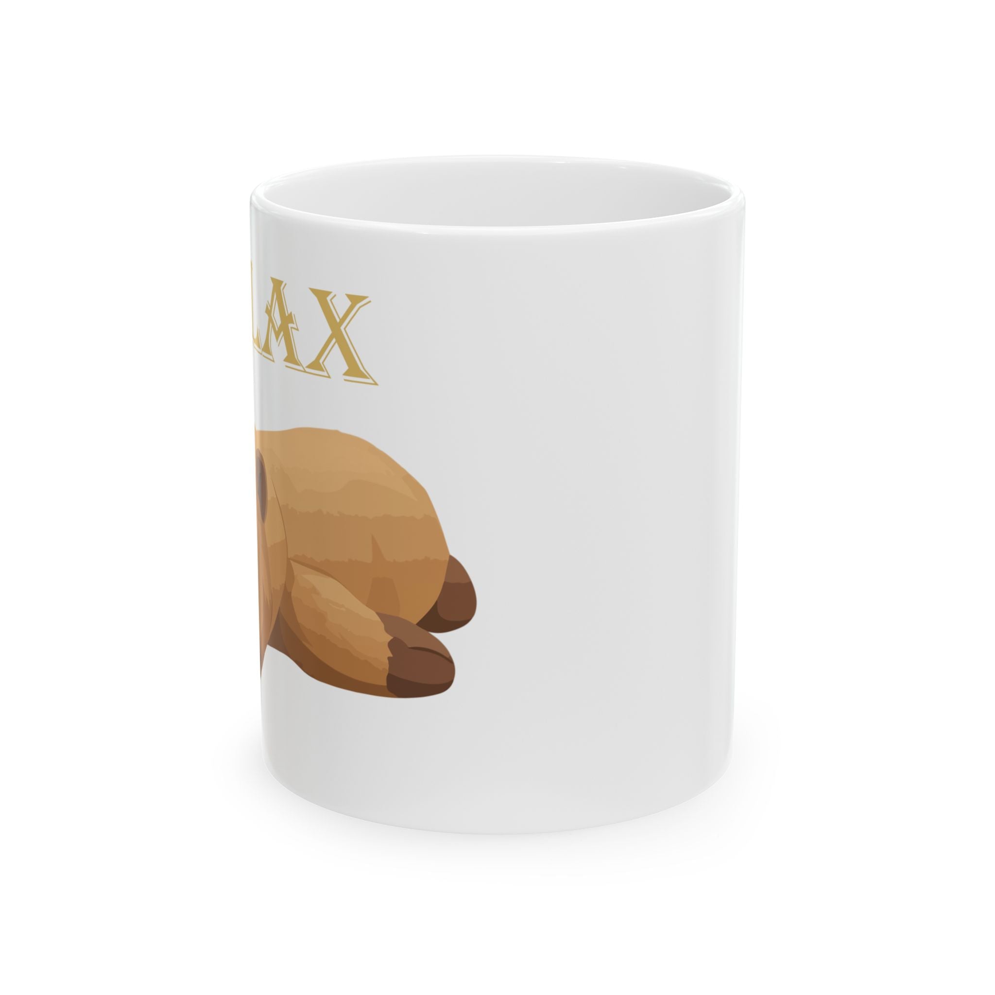 Golden Sleepy Dog Ceramic Mug (11oz & 15oz)