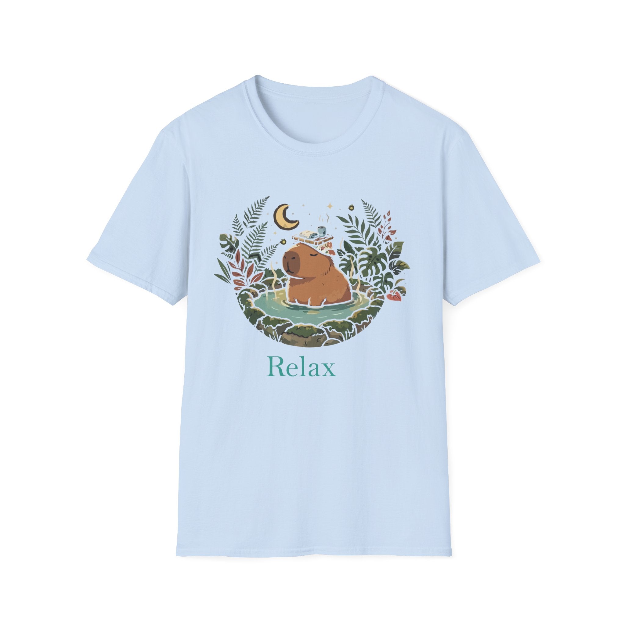 Relax Capybara In the hot tub