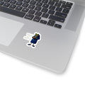 Funny Frog Sticker - coffee