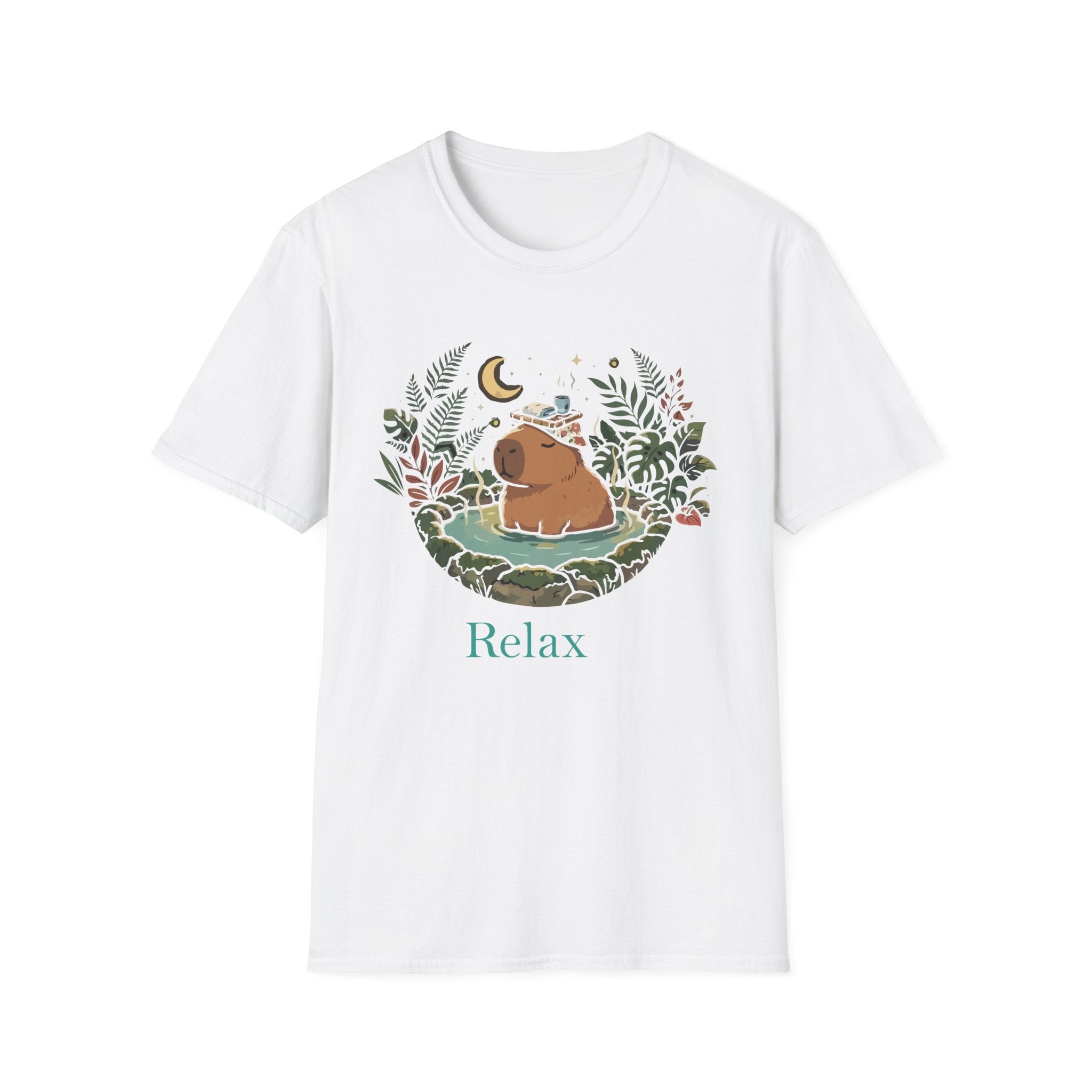 Relax Capybara In the hot tub