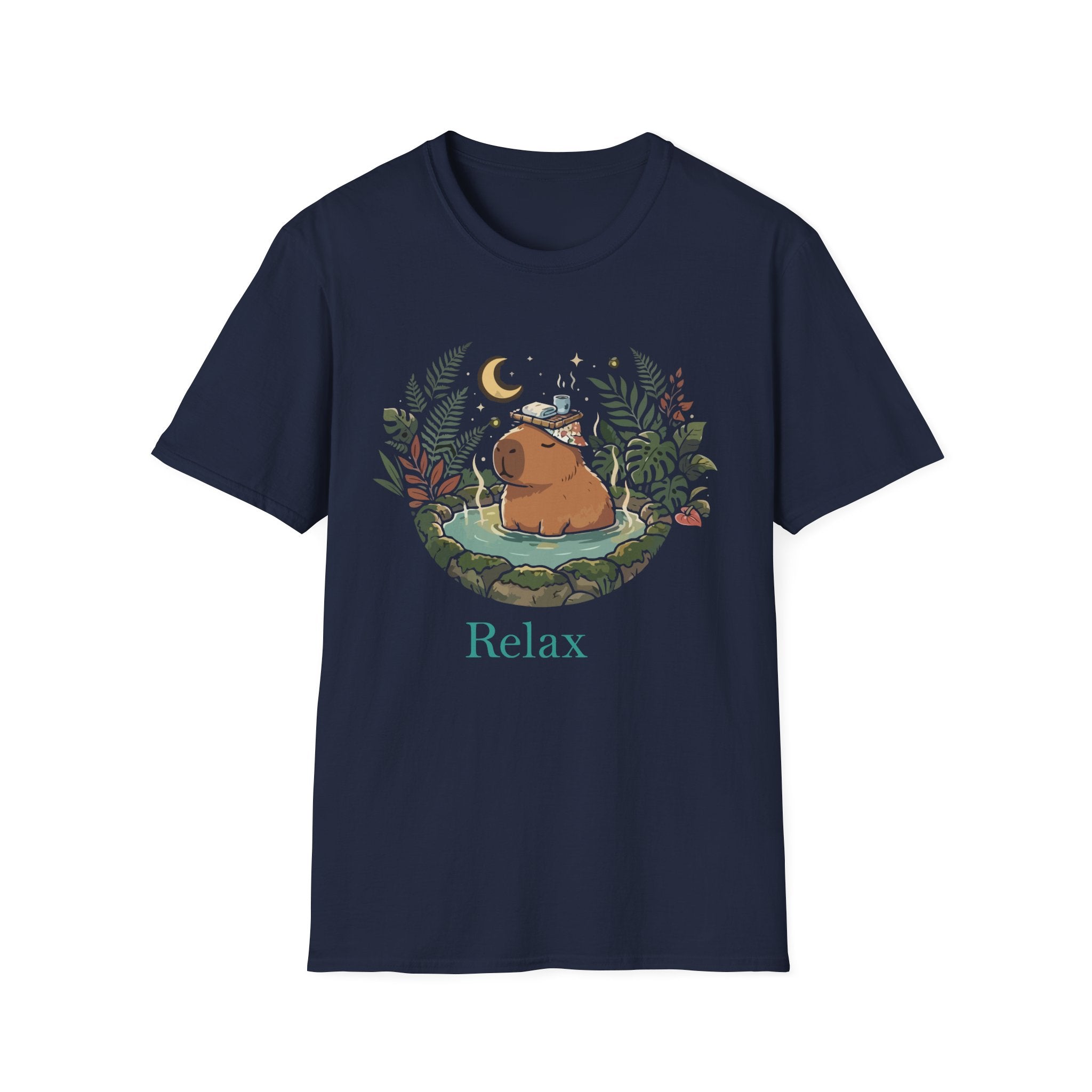 Relax Capybara In the hot tub