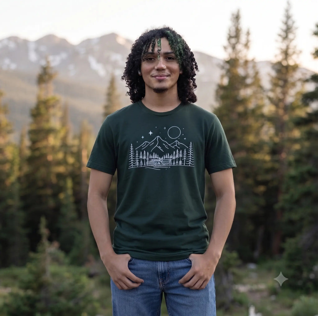 Men's Mountain Graphic T-Shirt BZNAJJAR IMAGING